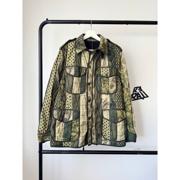 Dries Dries Van Noten Mixed Patchwork M65 Utility Jacket - Picture 1 of 7
